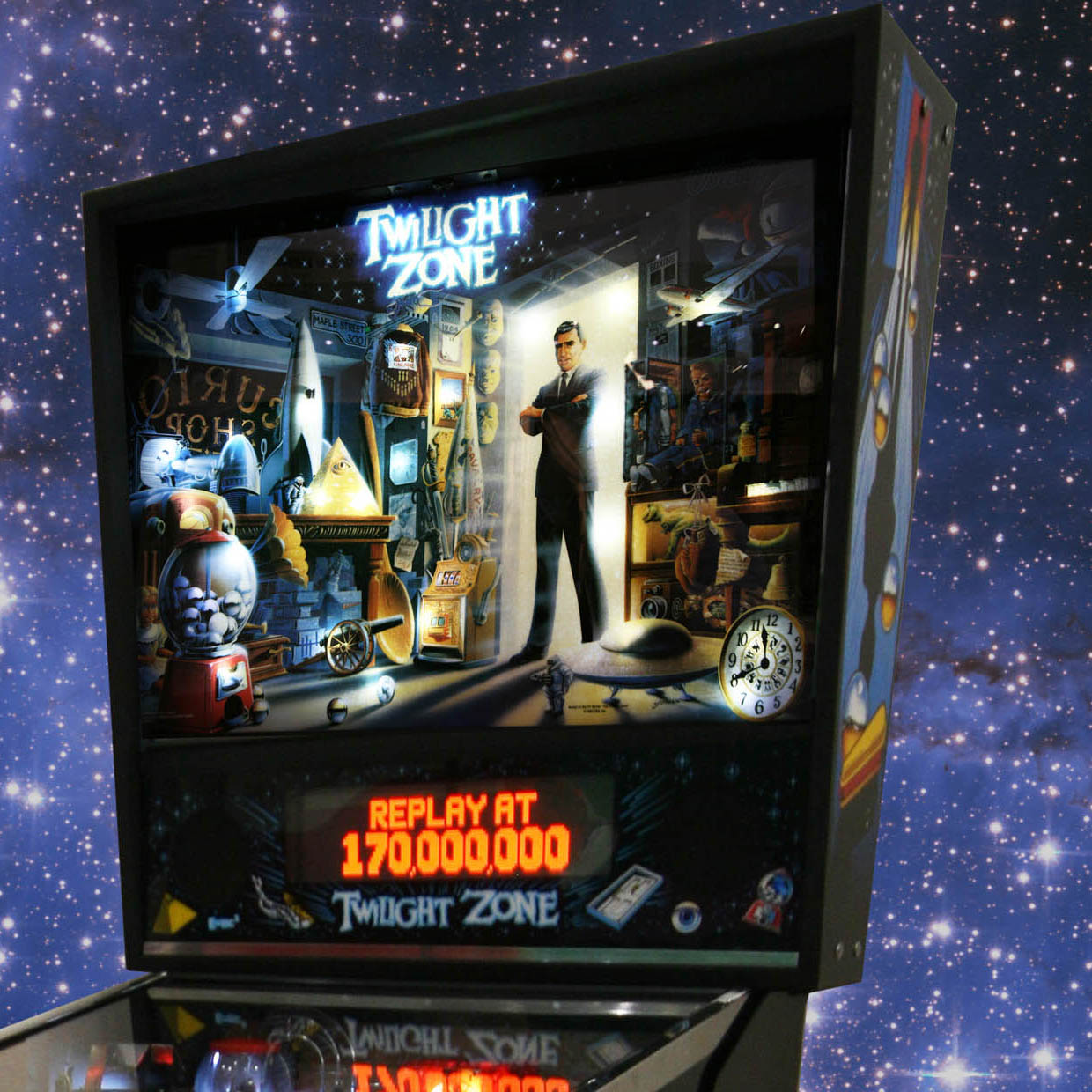 The Twilight Zone Pinball table is out of this world!