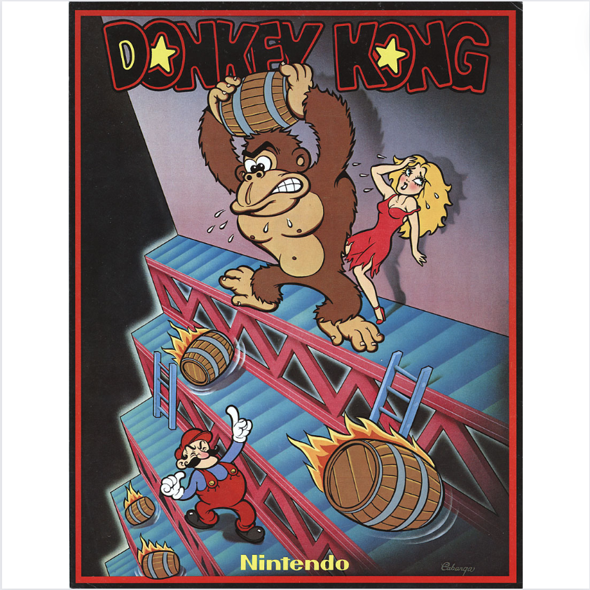 1981 Donkey Kong Arcade Machine by Nintendo