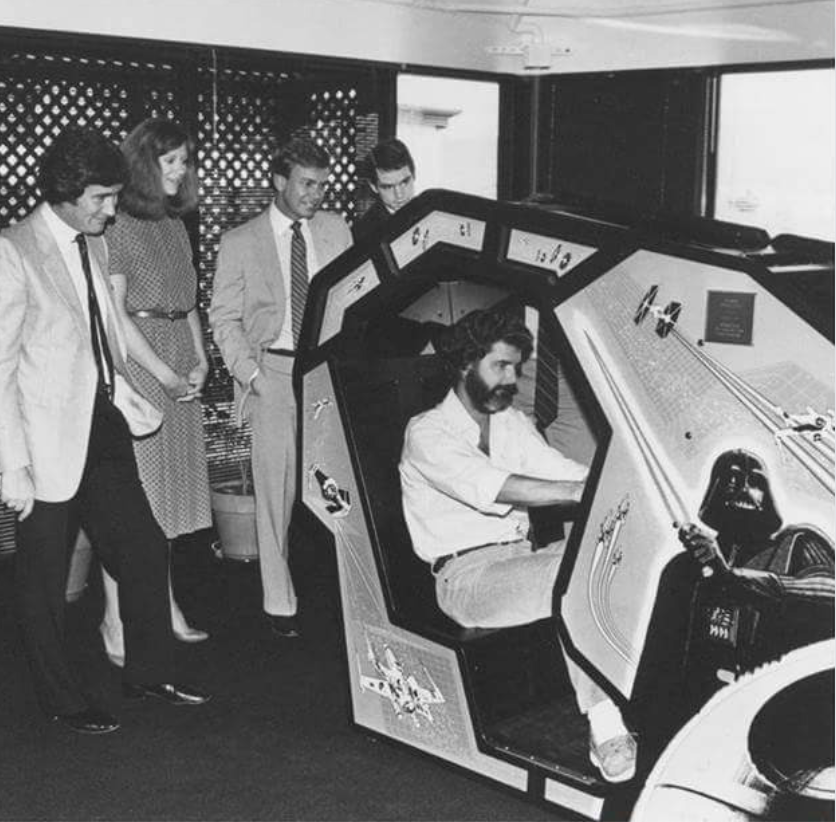 Original 1983 Star Wars Cockpit Arcade Machine by Atari