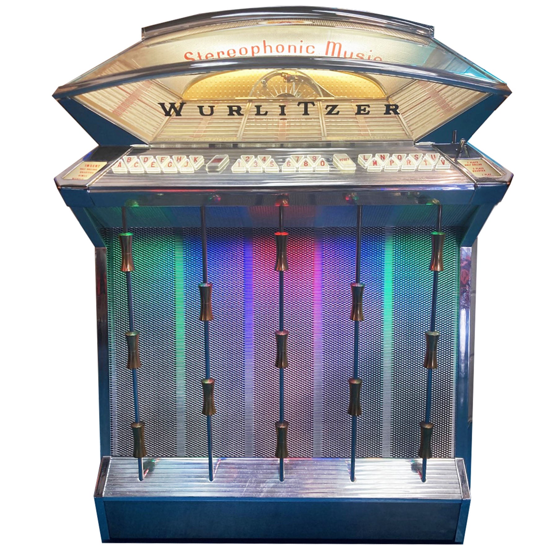 Original  Wurlitzer 2500 Vinyl Jukebox