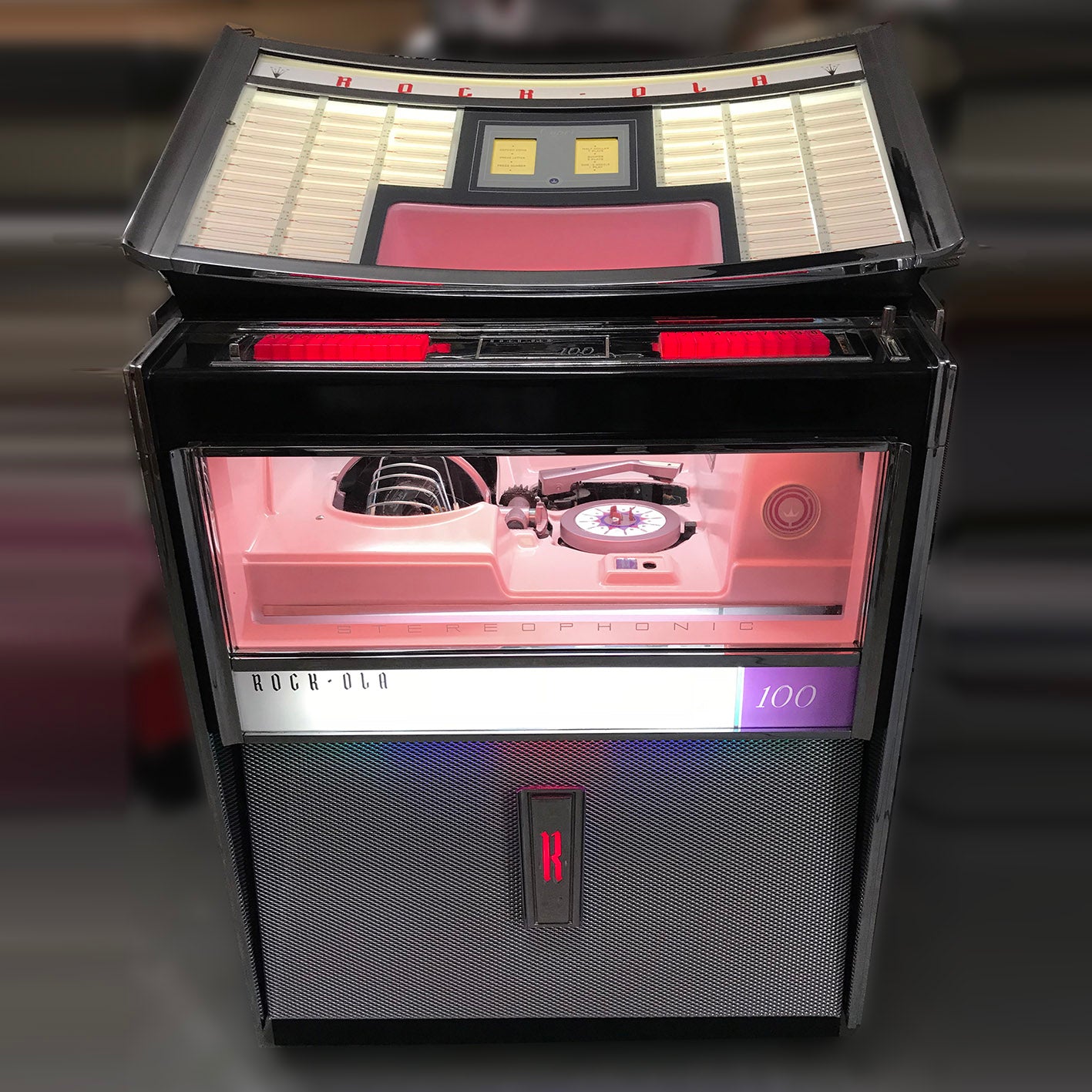 Original 1963 Rock-Ola Capri 100 Jukebox with 1 Year on site