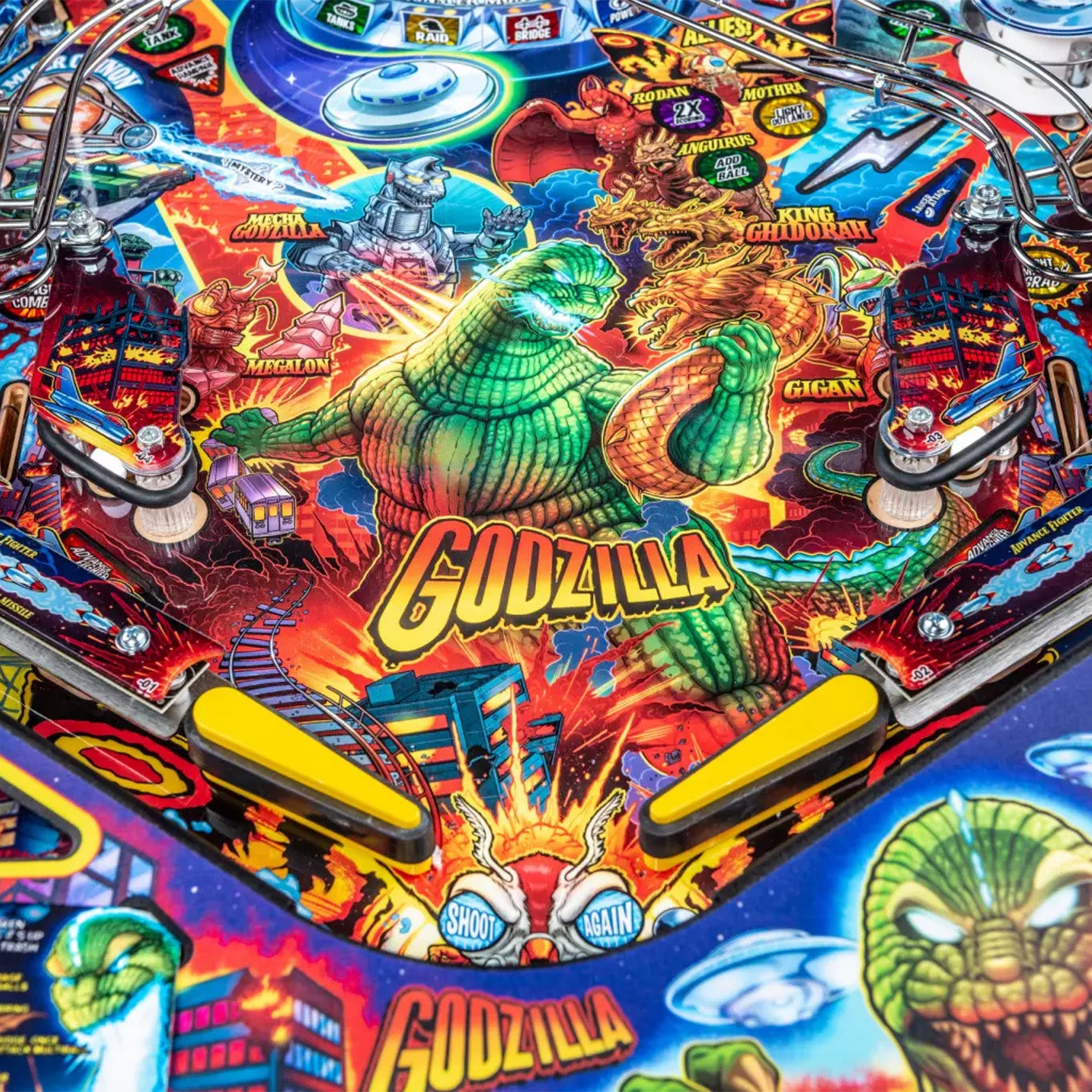 2021 Godzilla Premium Pinball Machine  by Stern