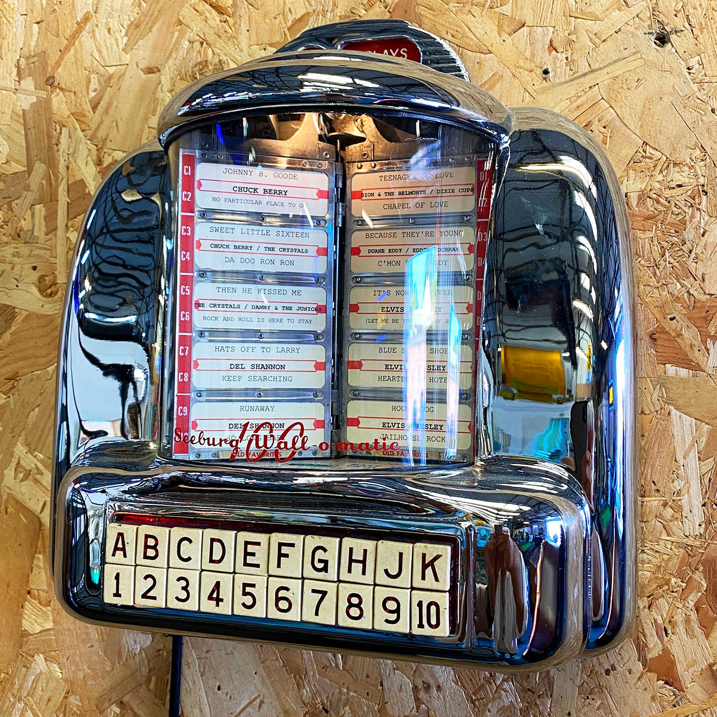 Seeburg 100 Wall-O-Matic Jukebox controller | The Games Room Company