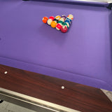 Proline 8ft American Pool Table Mahogany Deluxe
