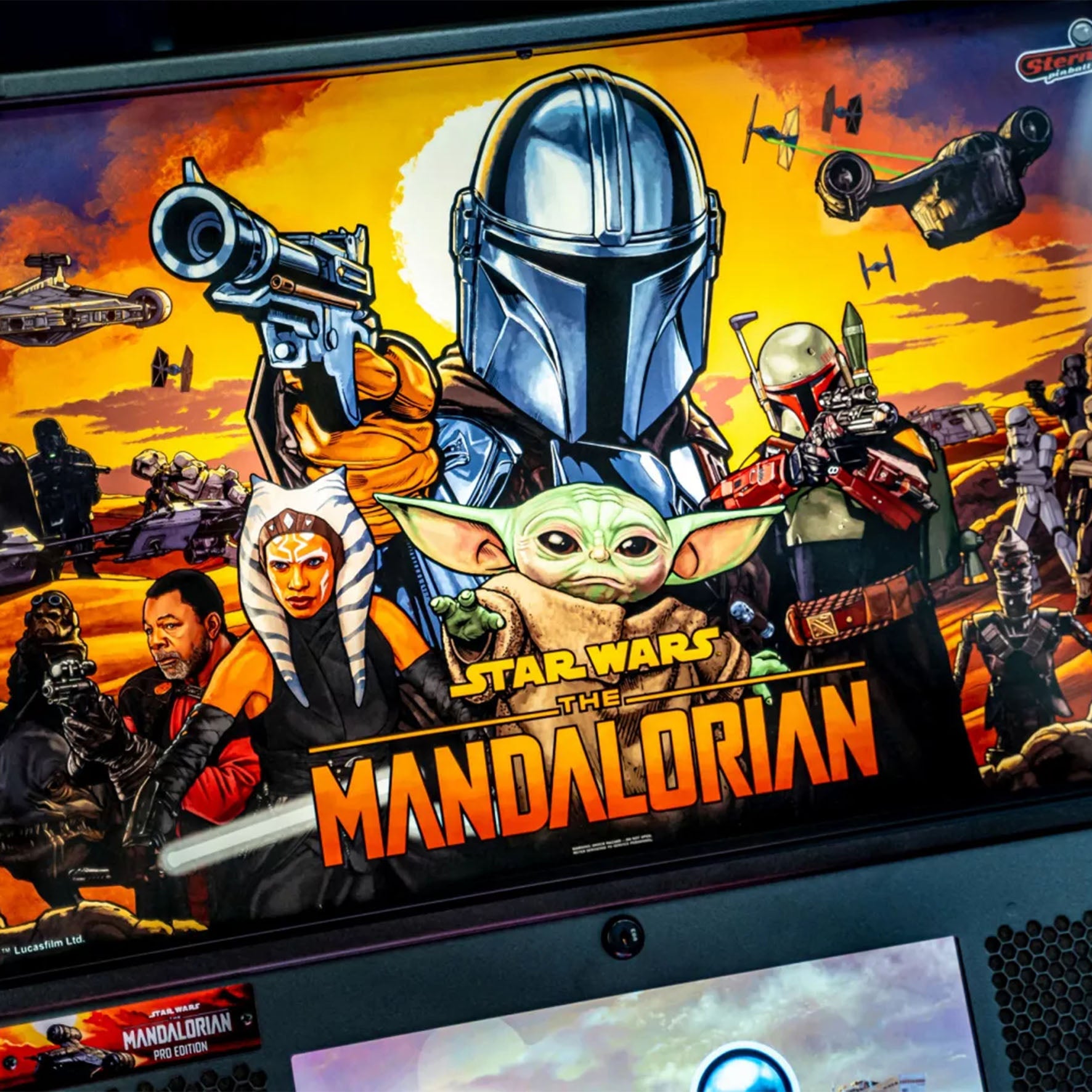 2021 Mandalorian Pro Pinball Machine by Stern