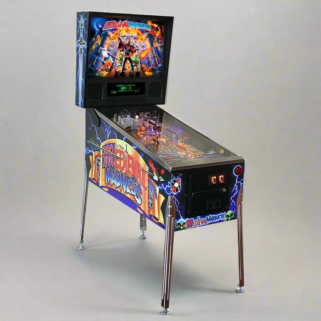 Medieval Madness Remake - LE (Chicago Gaming Co., 2015) Pinball Mods and LED Lighting