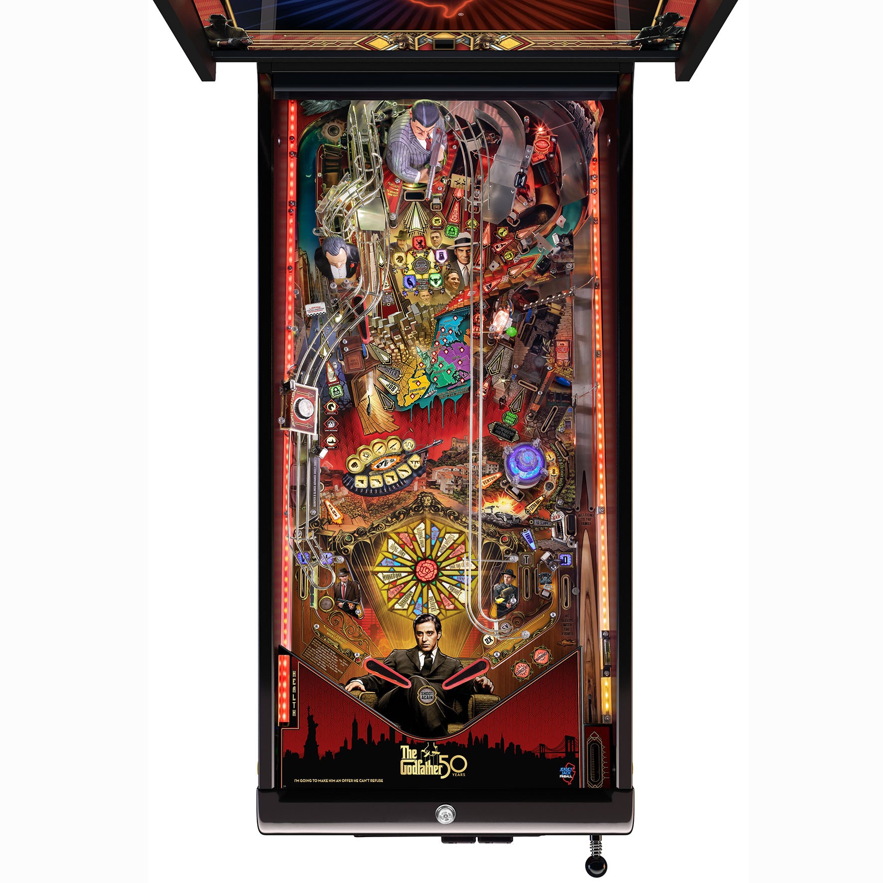 2023 The Godfather 50th Anniversary Limited Edition Pinball by Jersey Jack