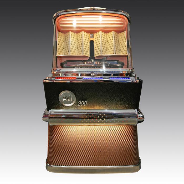 Original 1957 AMI H 200 Vinyl Jukebox