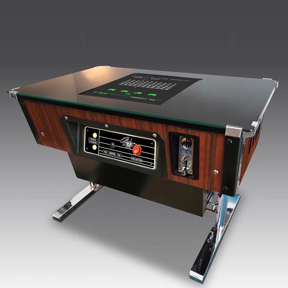 Original Space Invaders Cocktail Table