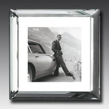 James Bond Aston Martin mirror framed picture