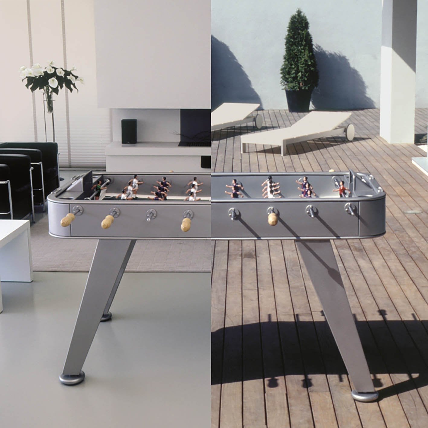 RS2 Outdoor Foosball Table in Red