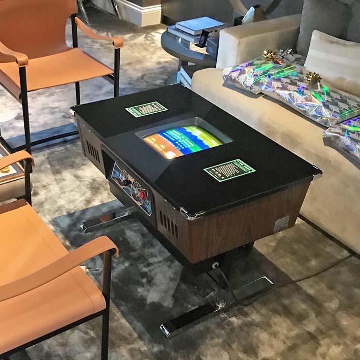 1980s Space Invaders Cocktail Table