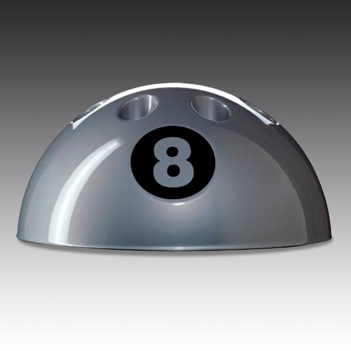8-ball Cue Rack in Silver