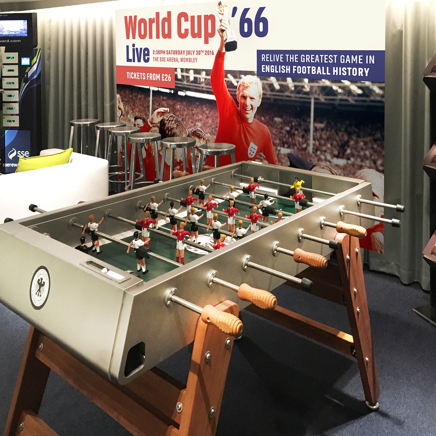 Our stunning 1966 table debuts at Wembley!