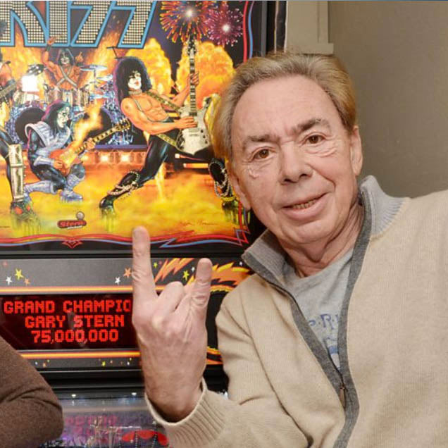 Lloyd-Webber's 'School of Rock' hits town with our Classic pinballs!