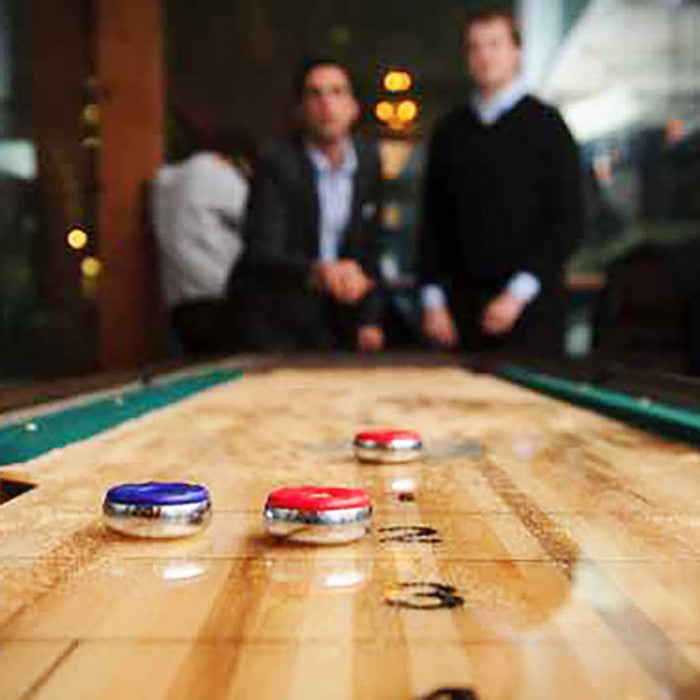 Get the edge on your opponent in shuffleboard games