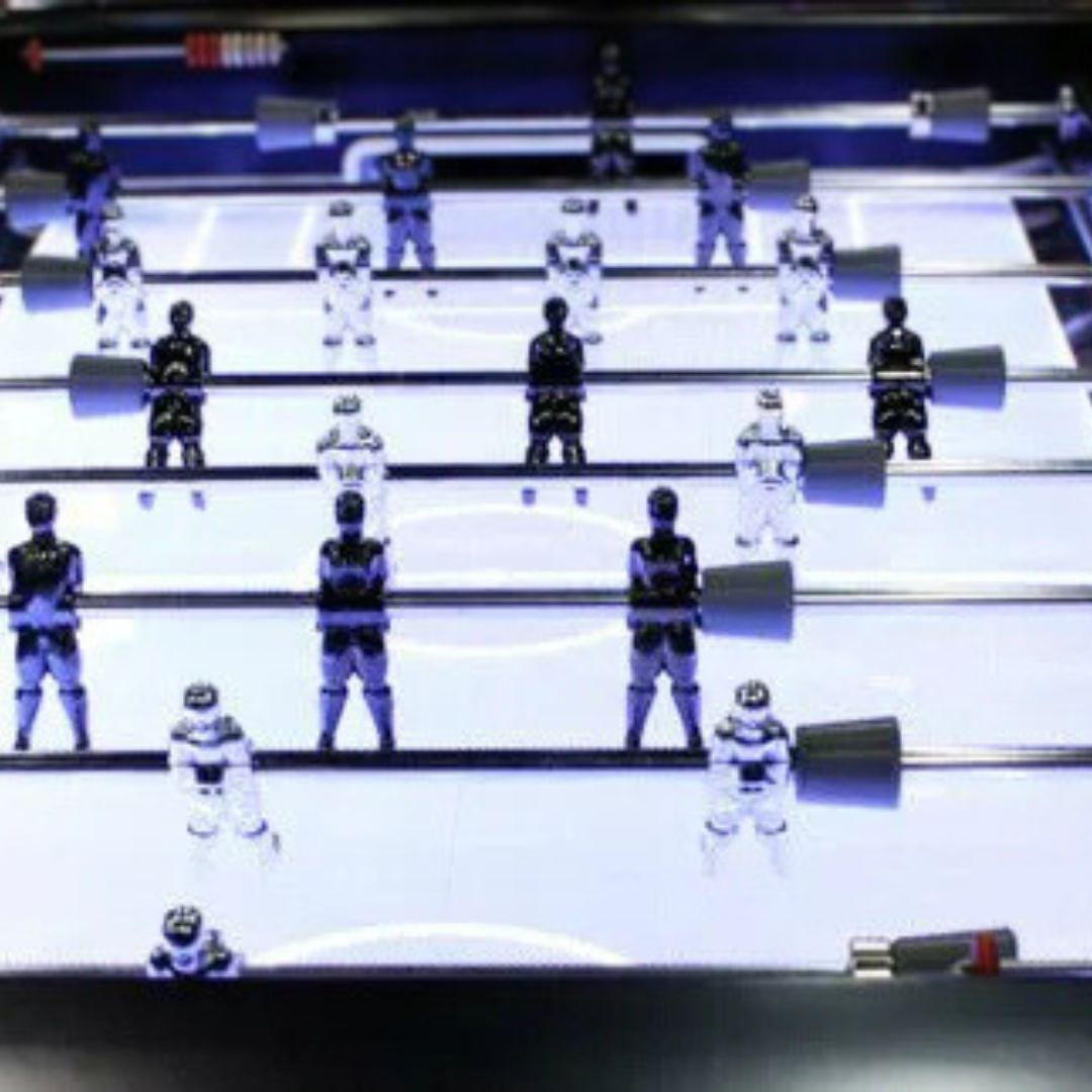 Tecno Flame Illuminated Foosball Table by SAM