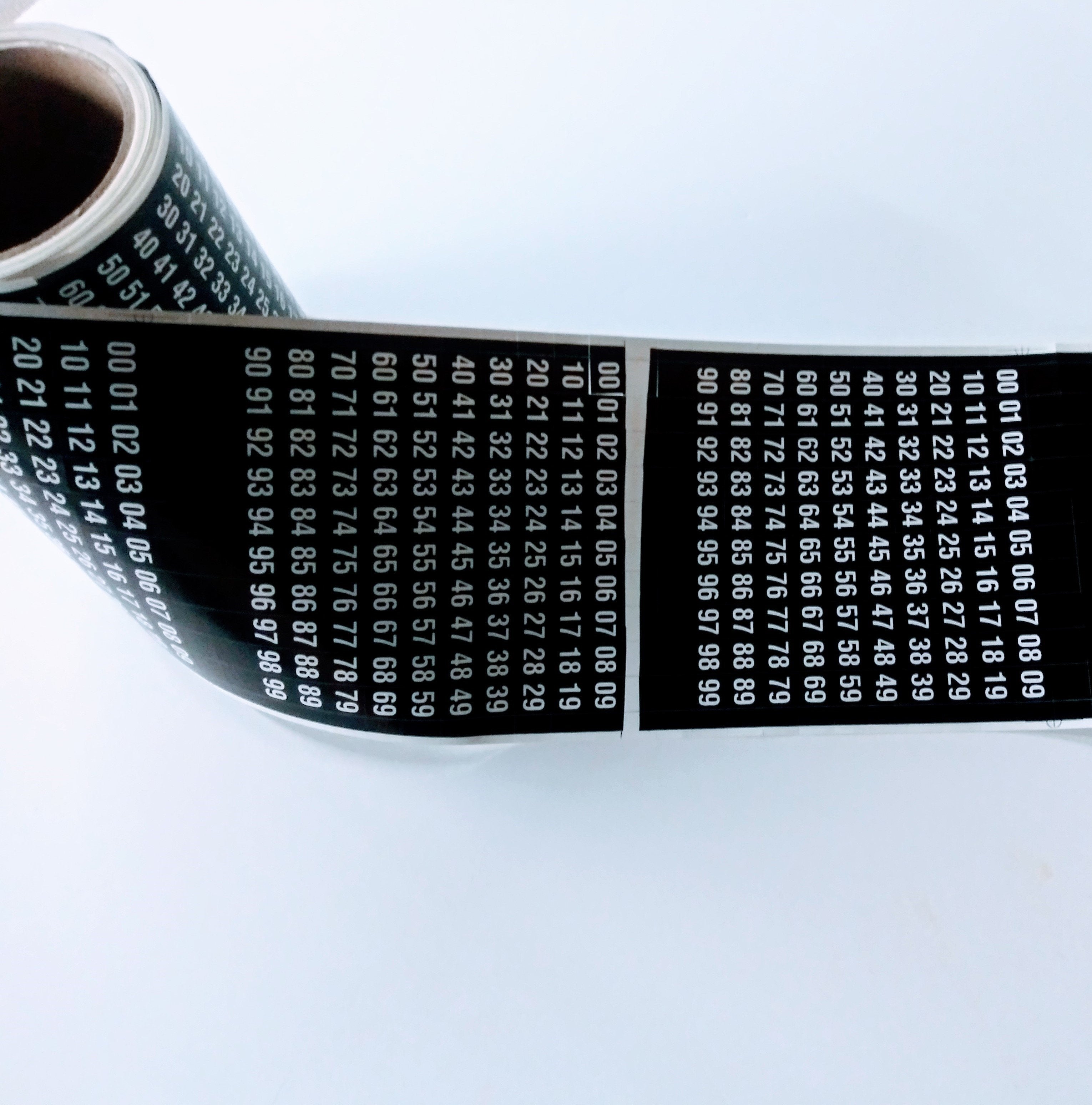 Number Rack Strip Number strips - package of 25 – The Games Room Company