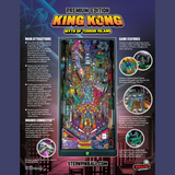 2025 King Kong: Myth of Terror Island Premium Pinball by Stern