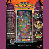 2025 King Kong: Myth of Terror Island Pro Pinball by Stern