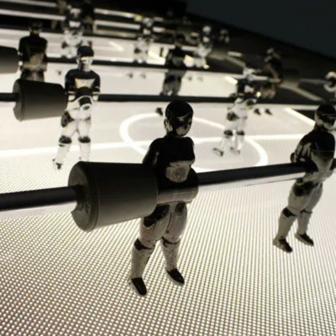 Tecno Flame Illuminated Foosball Table by SAM