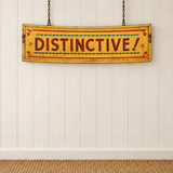 1930s Vintage Fairground Sign - 'Distinctive!'