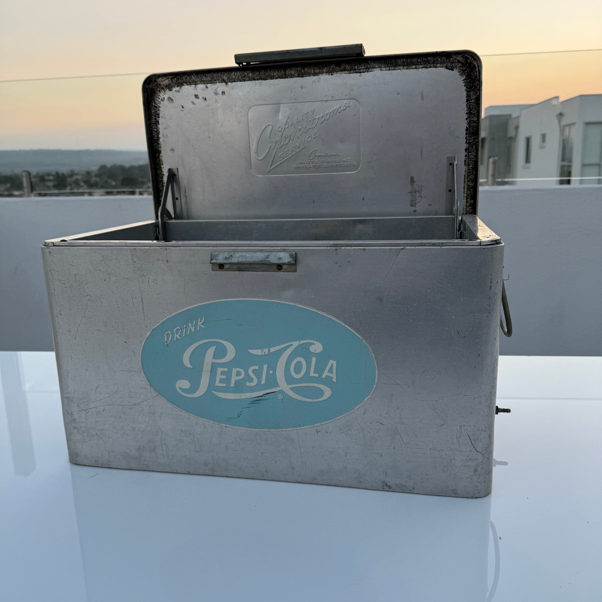 1950s Pepsi-Cola Vintage Cooler Box
