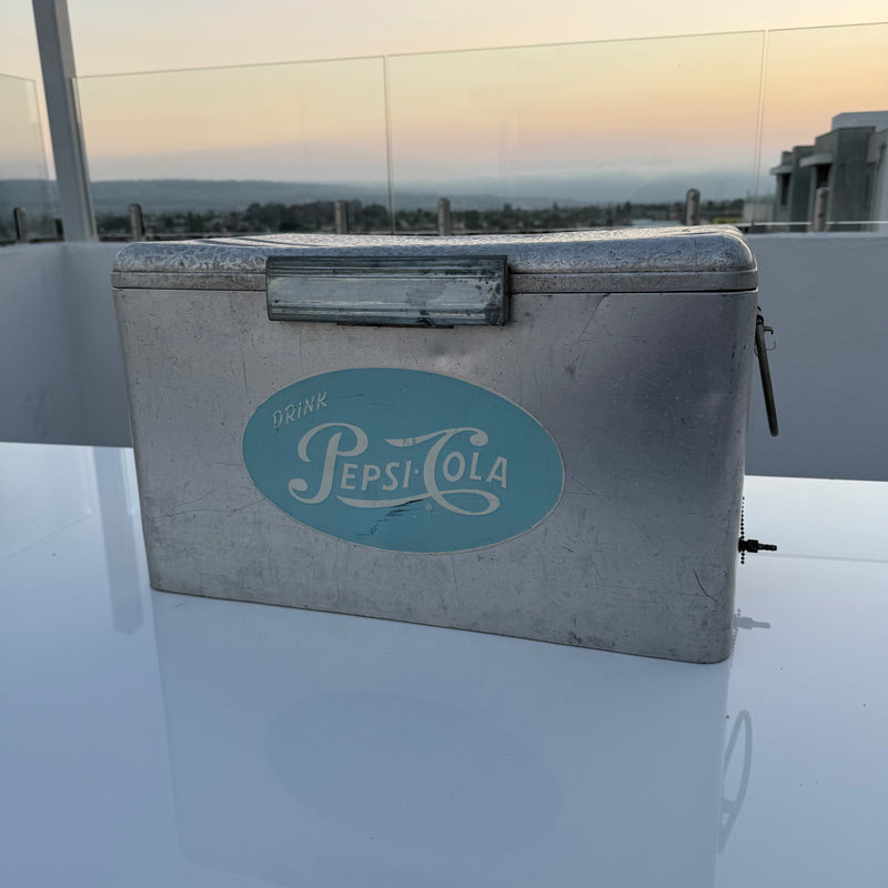 1950s Pepsi-Cola Cooler Ice Box – Original VIntage Made In The USA