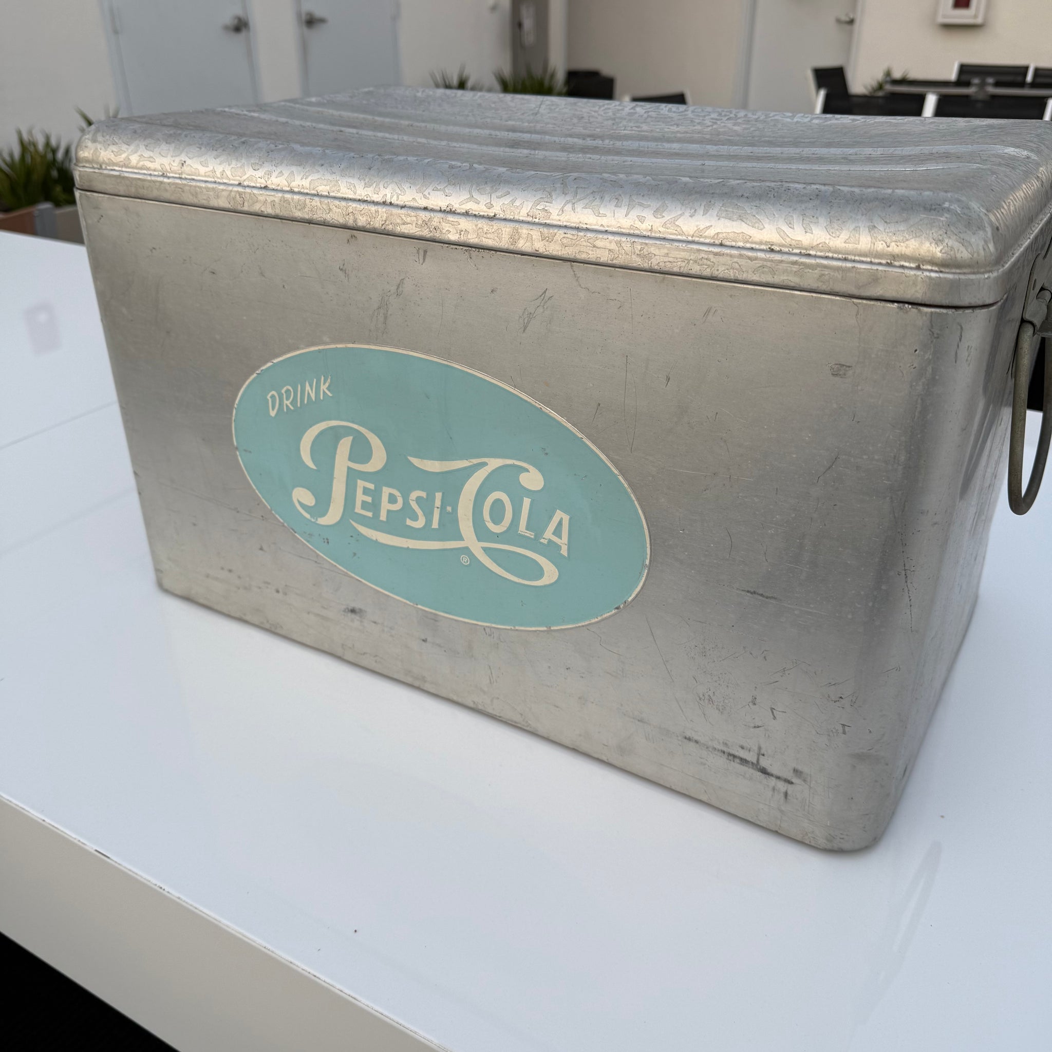 1950s Pepsi-Cola Cooler Ice Box – Original VIntage Made In 1950s Pepsi-Cola Cooler Ice Box – Original VIntage Made In
