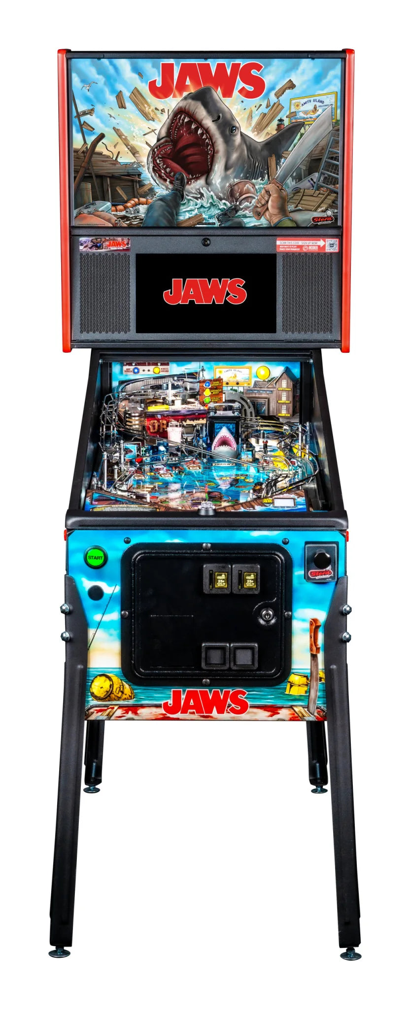 2024 JAWS Limited Edition LE Pinball Machine by Stern
