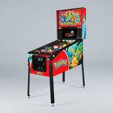 Pokemon Pinball machine with colorful design on a gray background