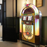Rock-Ola Bubbler Vinyl 45 Jukebox in Walnut with Bluetooth