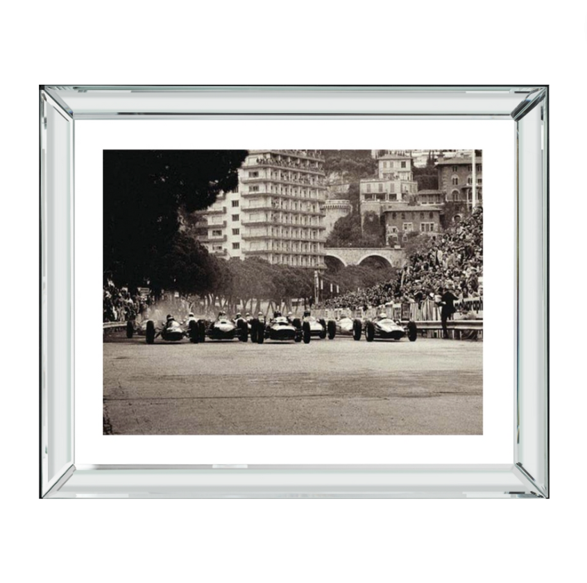 Monaco Grand Prix 1962 - Mirror Frame Picture