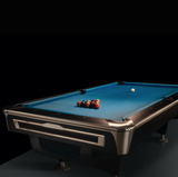 Proline 8ft American Pool Table Mahogany Deluxe