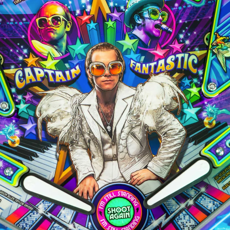 2023 Elton John Platinum Edition Pinball Machine by Jersey Jack