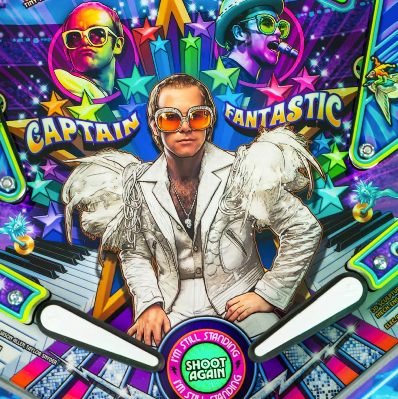 2023 Elton John Limited Edition Pinball Machine by Jersey Jack