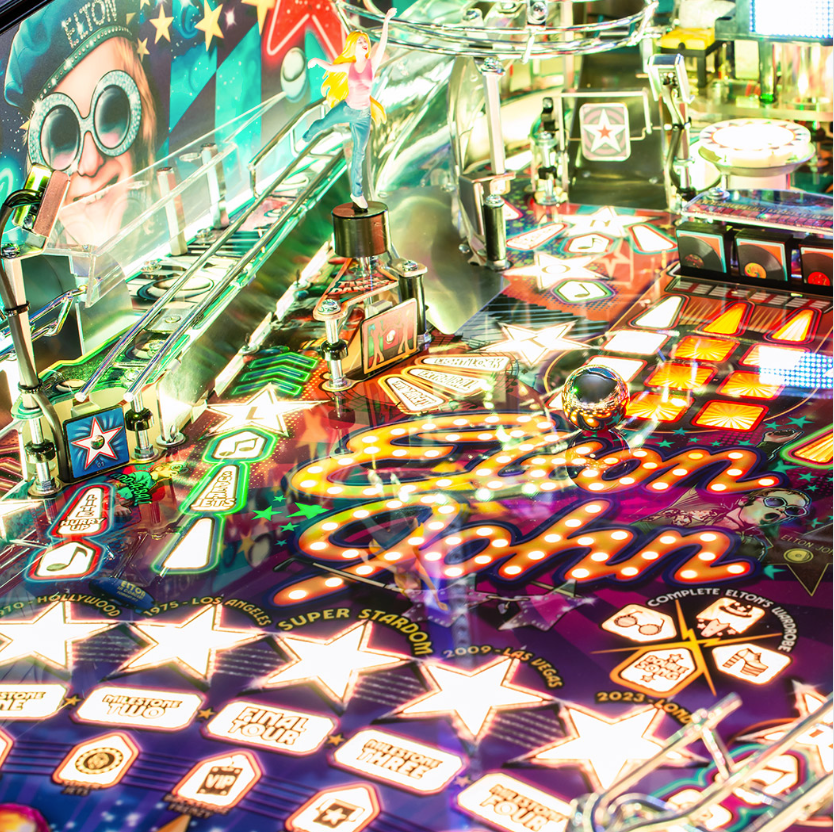 2023 Elton John Platinum Edition Pinball Machine by Jersey Jack