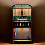1958 AMI I 200 Vinyl Jukebox with Spearmint Trim