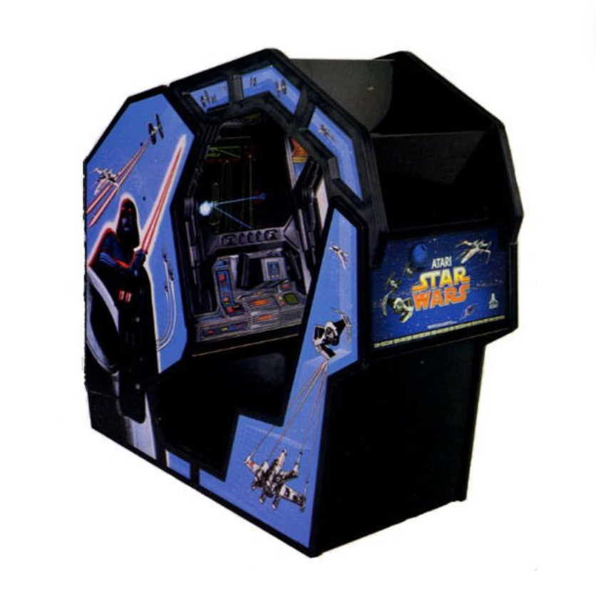 Original 1983 Star Wars Cockpit Arcade Machine by Atari