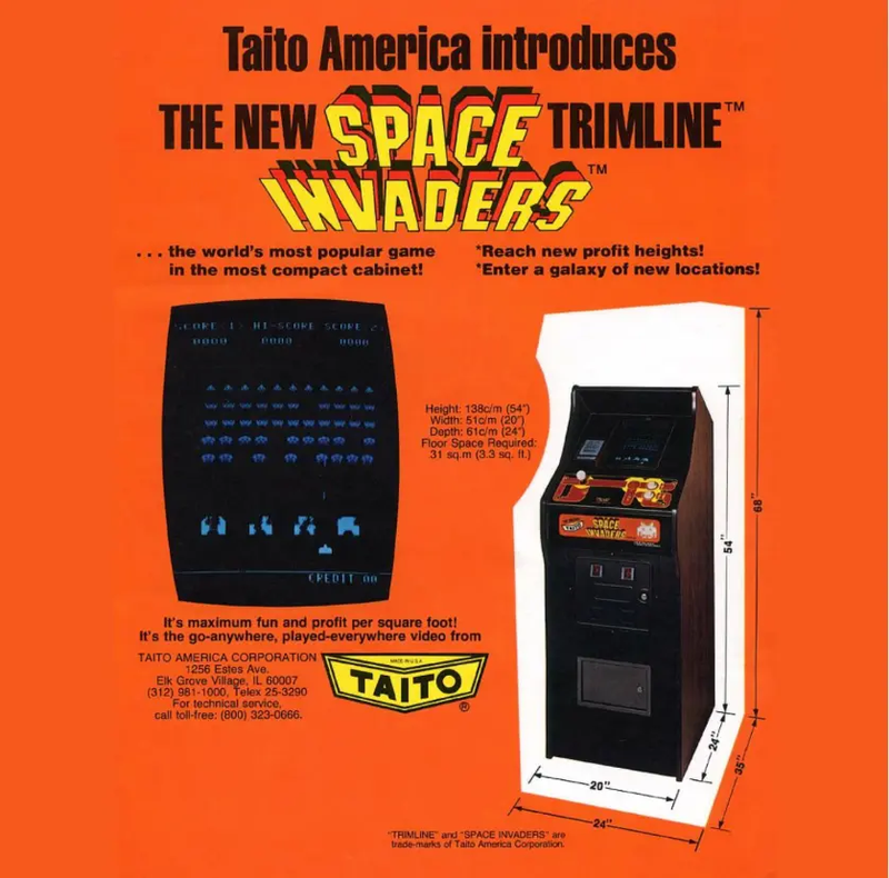 Original Taito Space Invaders Arcade Machine | The Games Room Company