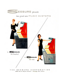 Original 1958 Seeburg 161 Vinyl Jukebox