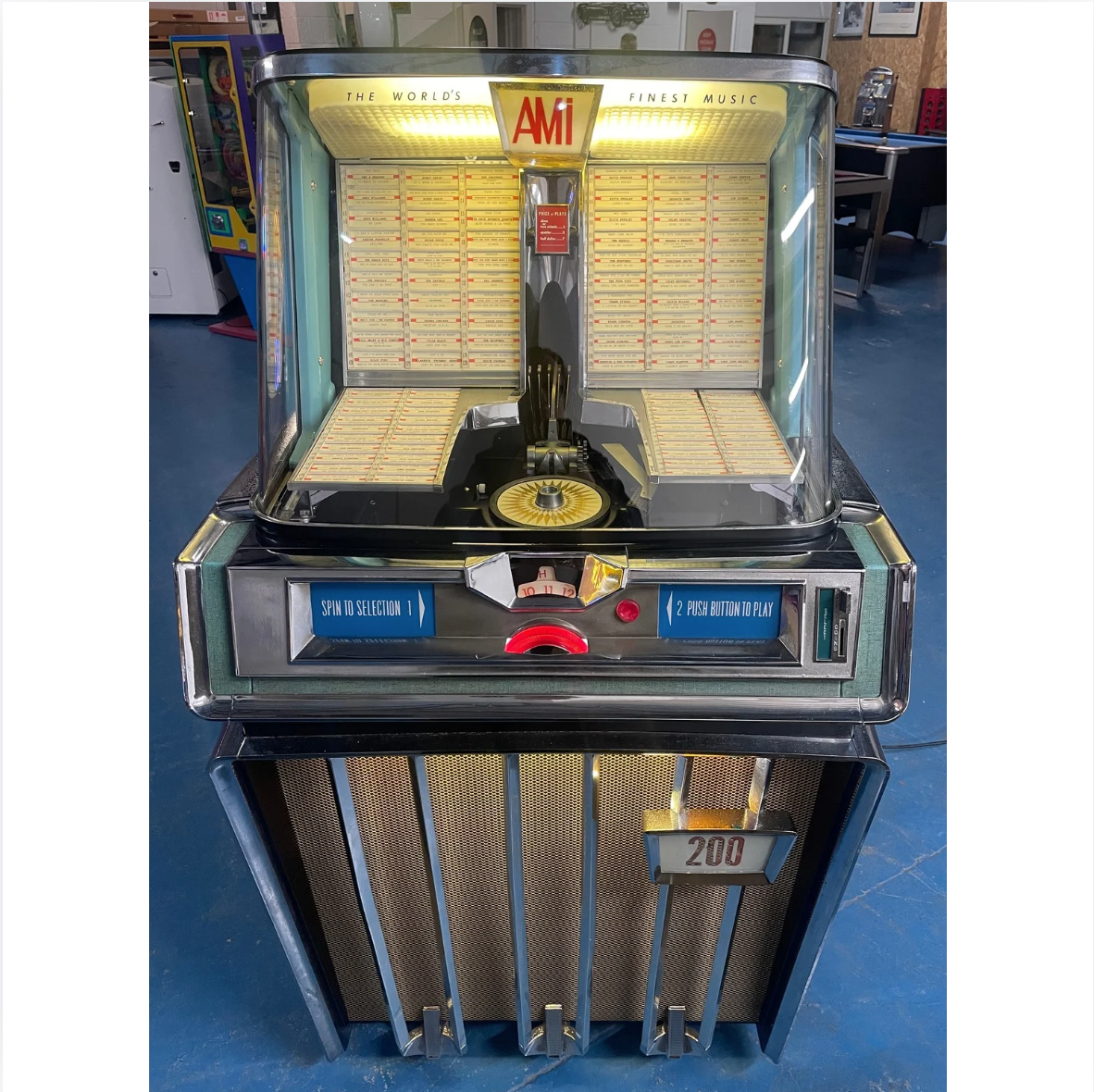 1959 AMI J200 Vinyl Jukebox