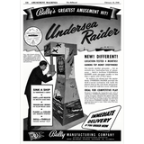 Original 1946 Bally 'Undersea Raider' Torpedo Game