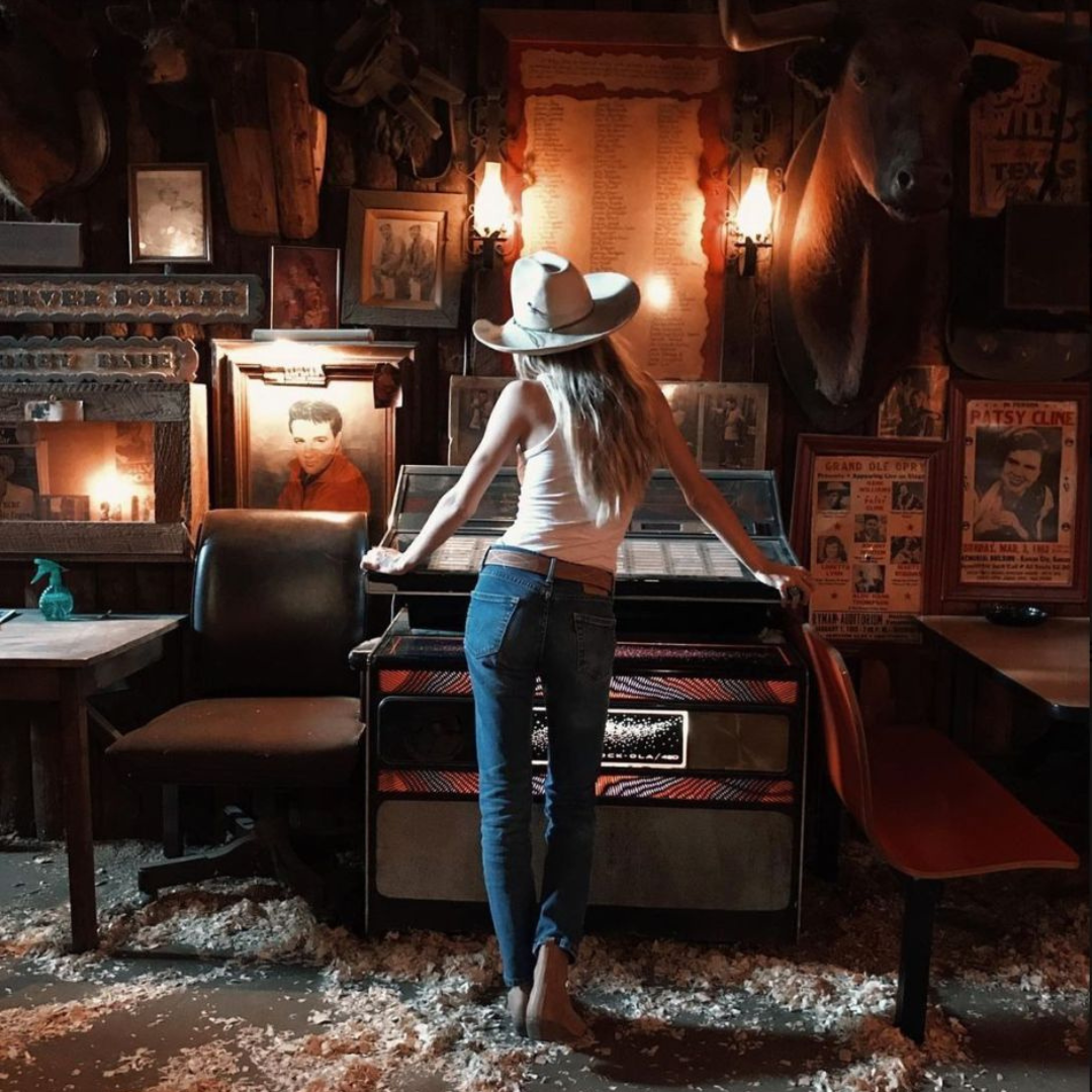 Country Vinyl Record Pack - 10 Legendary 45rpm Hits with Hand-Typed Title Cards