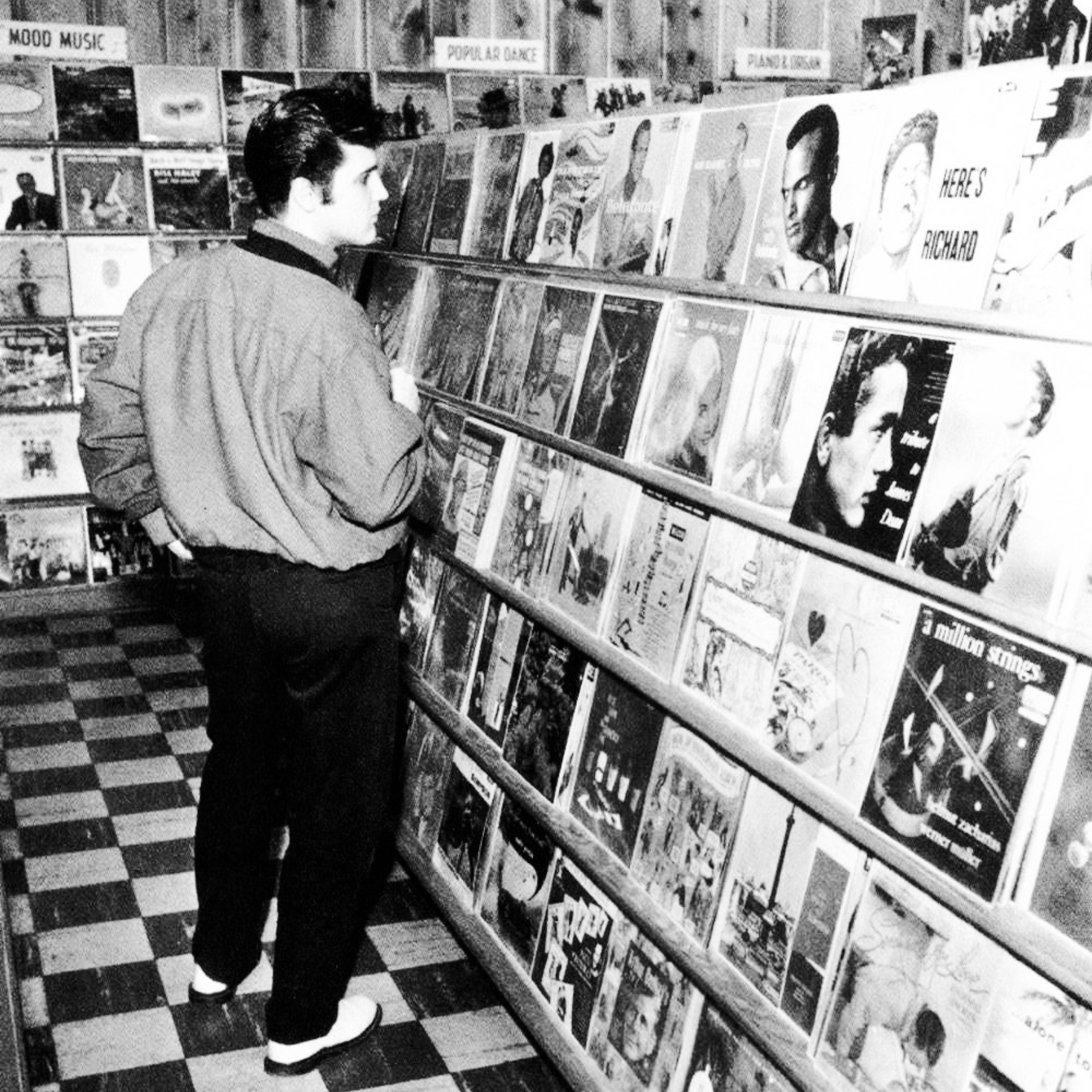 Elvis Vinyl Record Pack - 10 Legendary 45rpm Hits with Hand-Typed Title Cards