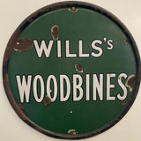 Wills's Woodbines Vintage Wall Sign