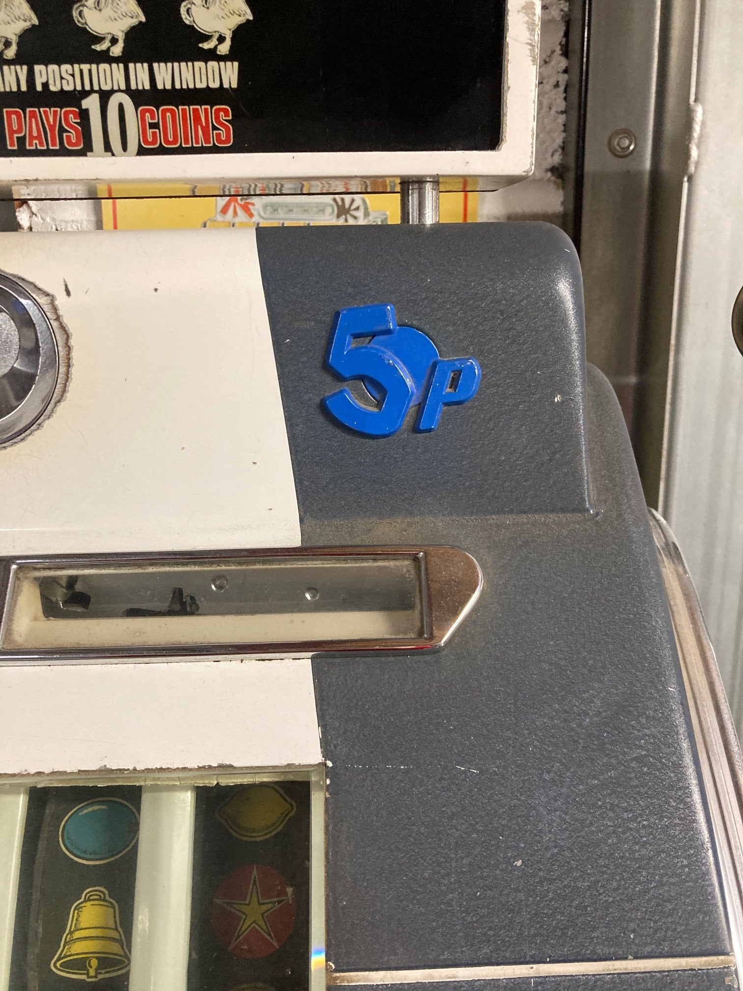 1962 Sega Bonanza Star One-Armed Bandit With Original Stand