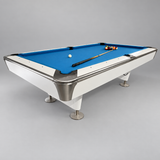 Proline 8ft American Pool Table White Deluxe - Ex-Display