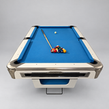 Proline 8ft American Pool Table White Deluxe - Ex-Display