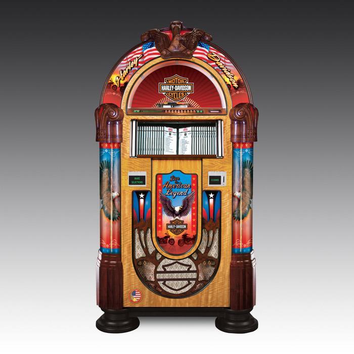 Rock-Ola Harley Davidson American Legend CD Jukebox with Bluetooth